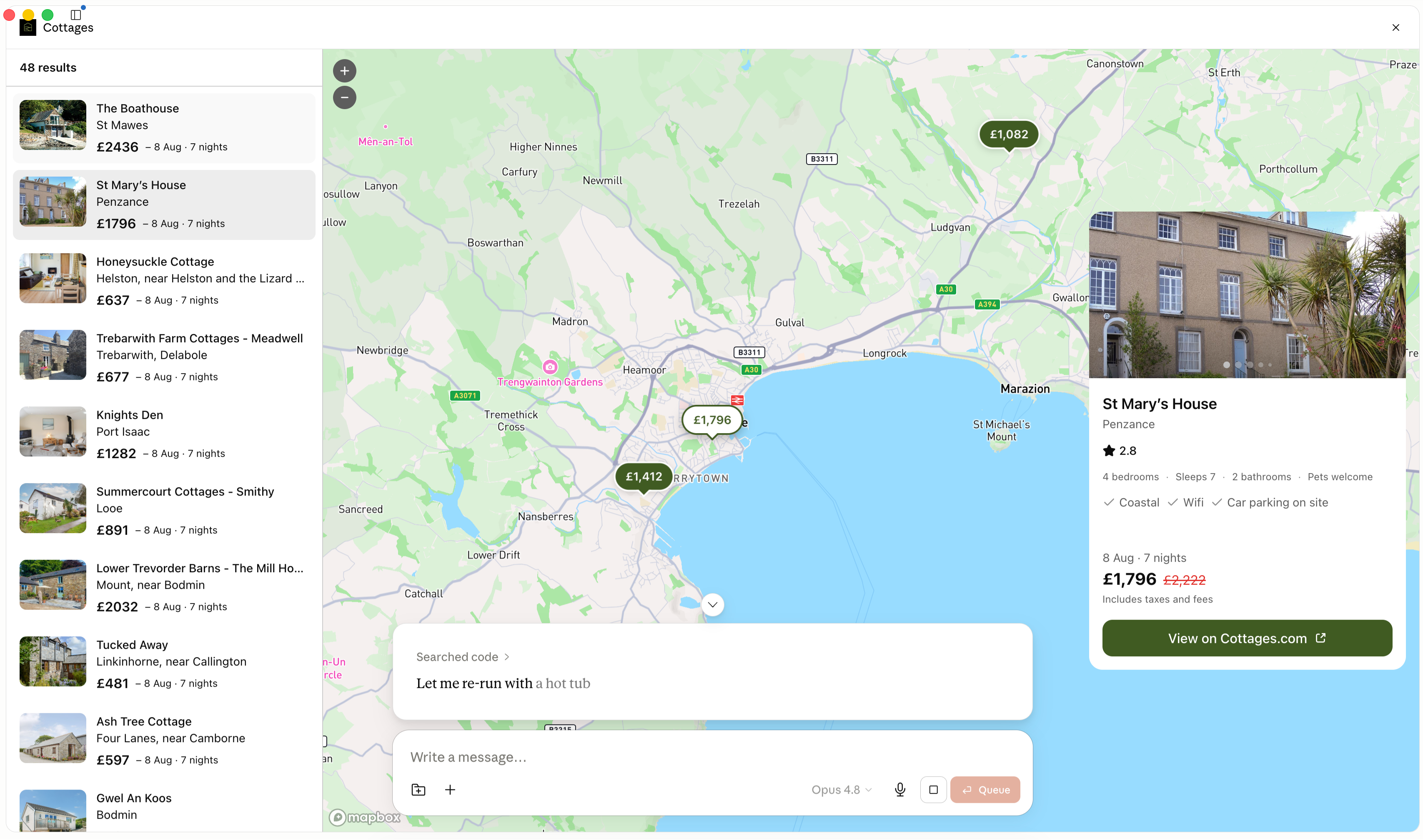 Cottages screenshot